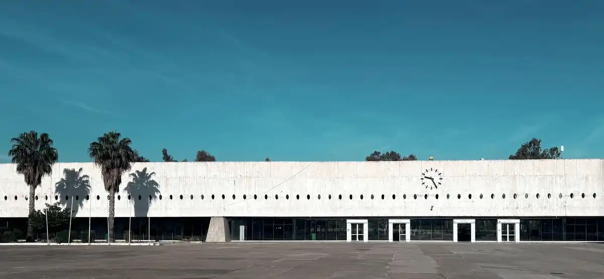 Modern institutional building — Houari Boumediene University of Science and Technology, Algeria